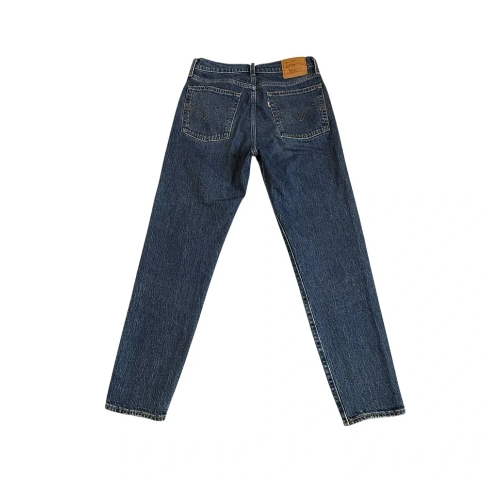 Levi’s Premium Wedgie Fit Button Fly Ankle Jeans Blue Size 27 #1732